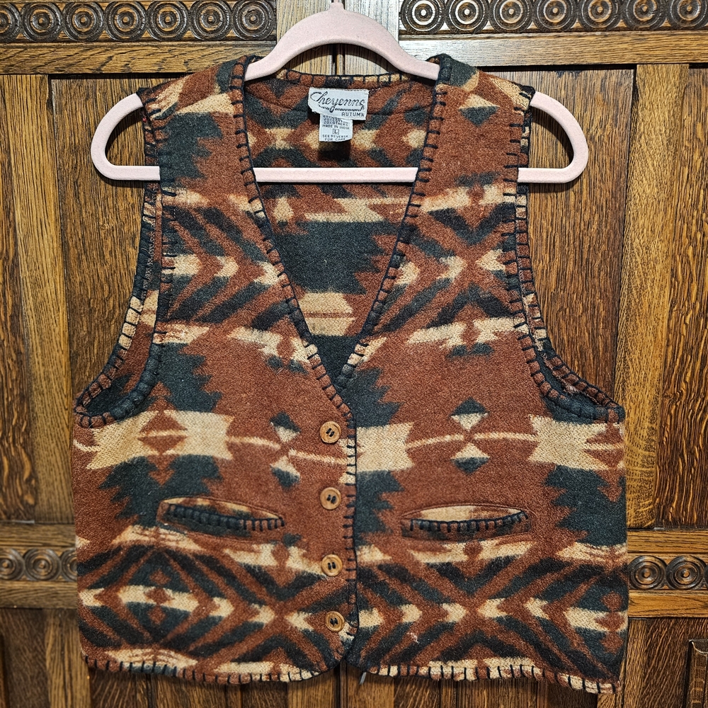 Cheyenne Autumn Wool Blend Vest
